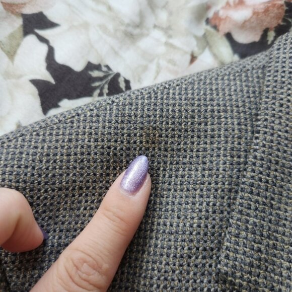 Chaps Ralph Lauren Fine Wool Blazer 38R Gray Sport Coat Jacket - Picture 15 of 15